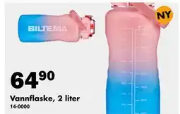 Biltema Vannflaske, 2 liter tilbud