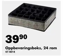 Biltema Oppbevaringsboks, 24 rom tilbud