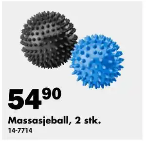 Biltema Massasjeball, 2 stk tilbud