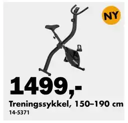 Biltema Treningssykkel, 150–190 cm tilbud