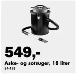 Biltema Aske- og sotsuger, 18 liter tilbud