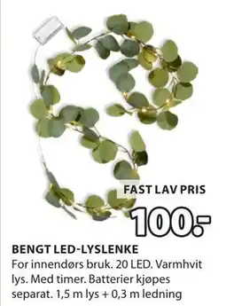 JYSK BENGT LED-LYSLENKE tilbud