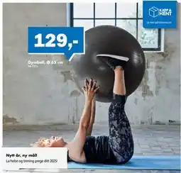 Biltema Gymball, Ø 65 cm tilbud