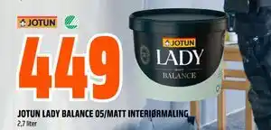 Obs Bygg JOTUN LADY BALANCE 05/MATT INTERIØRMALING tilbud