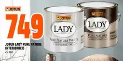 Obs Bygg JOTUN LADY PURE NATURE INTERIØRBEIS tilbud