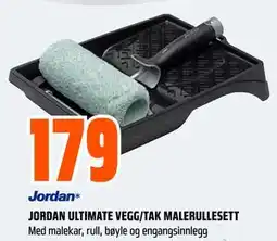 Obs Bygg JORDAN ULTIMATE VEGG/TAK MALERULLESETT tilbud