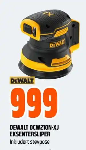 Obs Bygg DEWALT DCW210N-XJ EKSENTERSLIPER tilbud