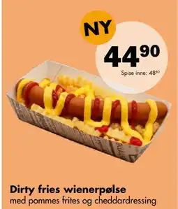 Biltema Dirty fries wienerpølse tilbud