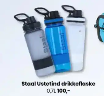 Sport Outlet Staal ustetind drikkeflaske tilbud