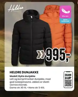 Sport Outlet HELDRE DUNJAKKE tilbud