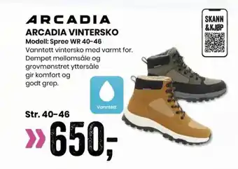 Sport Outlet ARCADIA ARCADIA VINTERSKO tilbud