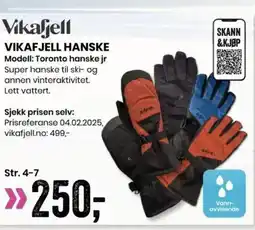 Sport Outlet Vikafjell VIKAFJELL HANSKE tilbud