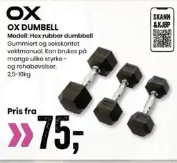 Sport Outlet Ox dumbell tilbud