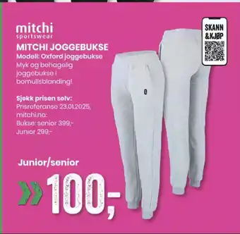 Sport Outlet Sportswear mitchi mitchi joggebukse tilbud