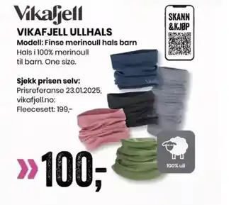 Sport Outlet Vikafjell VIKAFJELL ULLHALS tilbud