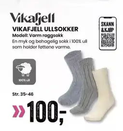 Sport Outlet Vikafjell VIKAFJELL ULLSOKKER tilbud