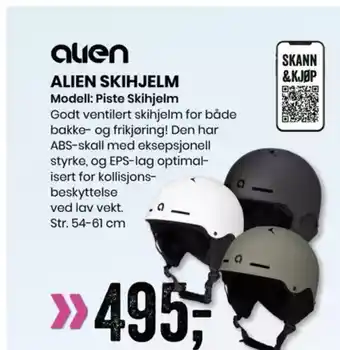 Sport Outlet Alien alien skihjelm tilbud