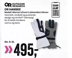 Sport Outlet OR HANSKE Modell: Women's/men's Adrenaline Gloves tilbud