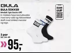 Sport Outlet BULA BULA SOKKER Modell: 3pk Socks Off! tilbud