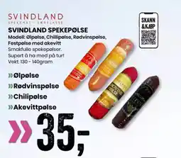 Sport Outlet SVINDLAND SPEKEPØLSE tilbud
