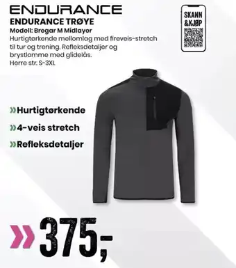 Sport Outlet ENDURANCE ENDURANCE TRØYE tilbud