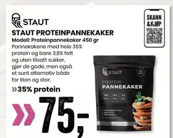 Sport Outlet STAUT PROTEINPANNEKAKER tilbud