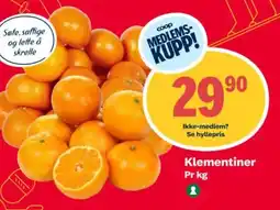 Coop Extra Klementiner tilbud