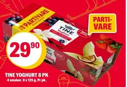 Coop Extra Tine yoghurt 8 pk tilbud