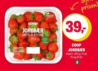 Coop Extra Coop jordbær tilbud