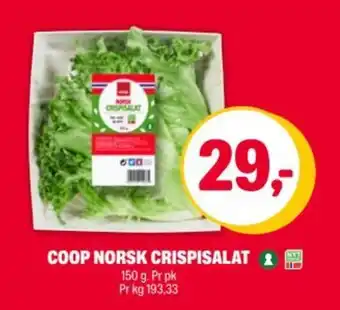 Coop Extra Coop norsk crispisalat tilbud