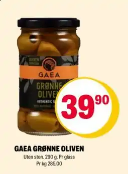 Coop Extra Gaea grønne oliven tilbud