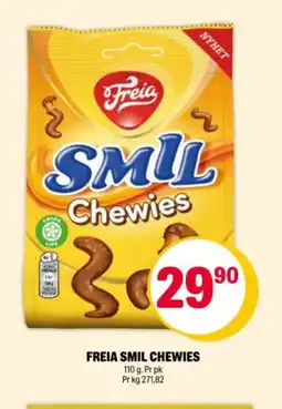 Coop Extra Freia smil chewies tilbud