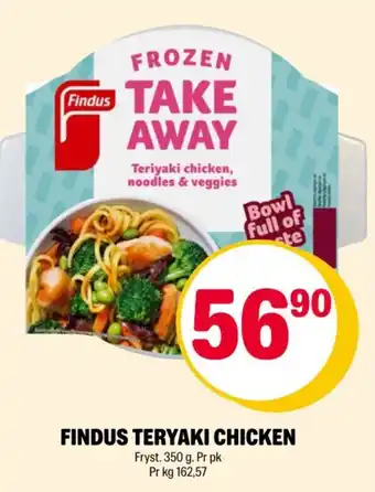 Coop Extra Findus teryaki chicken tilbud