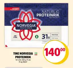 Coop Extra Tine norvegia proteinrik tilbud