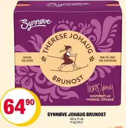 Coop Extra Synnøve johaug brunost tilbud