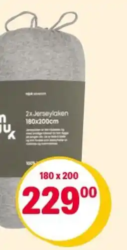 Coop Extra Mjuk jerseylaken tilbud