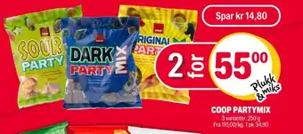 Coop Extra Coop partymix tilbud