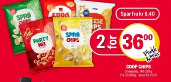 Coop Extra Coop chips tilbud