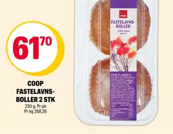 Coop Extra Coop fastelavns- boller 2 stk tilbud