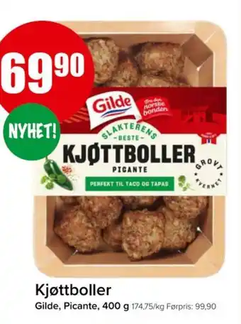 Spar GILDE Kjøttboller tilbud