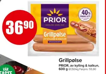 Spar Grillpølse tilbud