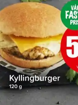 Spar Kyllingburger tilbud