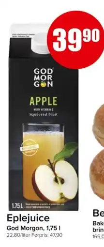 Spar GOD MORGON Eplejuice tilbud