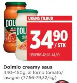 Dolmio creamy saus