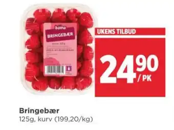 Meny Bringebær tilbud