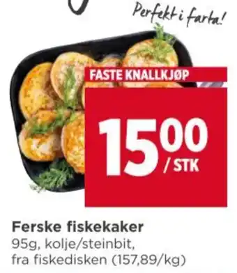 Meny Ferske fiskekaker tilbud