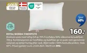 JYSK ROYAL NORDIC FIBERPUTE tilbud