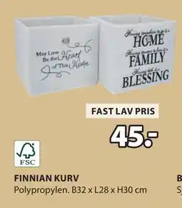 JYSK FINNIAN KURV tilbud