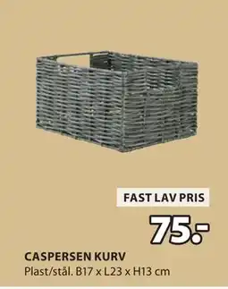 JYSK CASPERSEN KURV tilbud