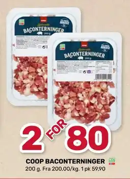 Matkroken COOP BACONTERNINGER tilbud